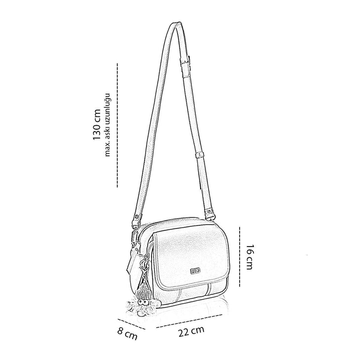Kaden Kadın Ayarlanabilir Askılı Çapraz Çanta
