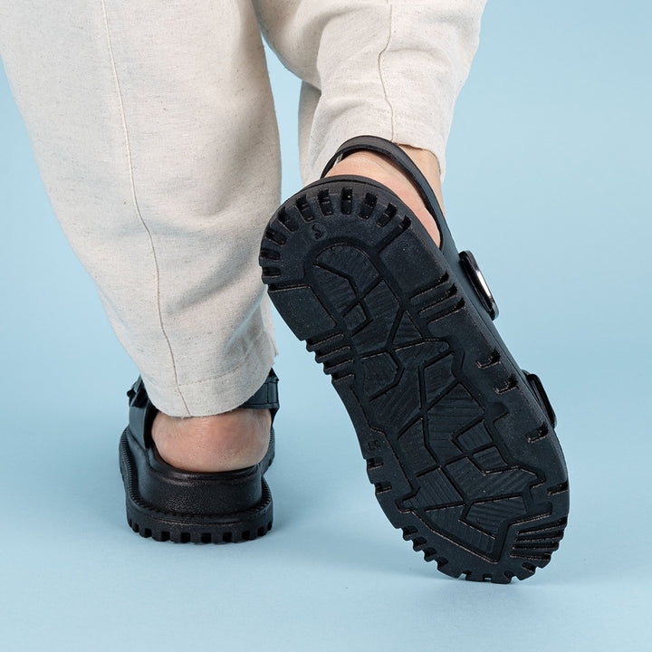 Risa Kadın Hakiki Deri Toka Detaylı Siyah Sandalet