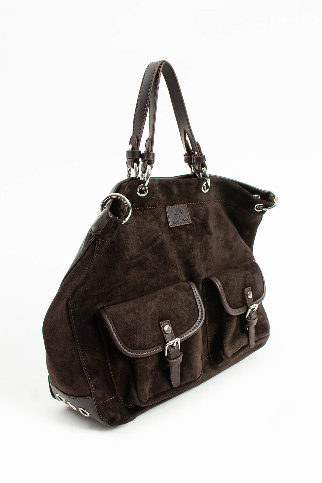 SELORA Hakiki Süet Deri Kadın El Çantası