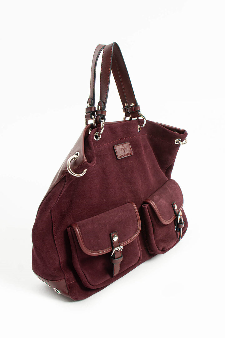 SELORA Hakiki Süet Deri Kadın El Çantası