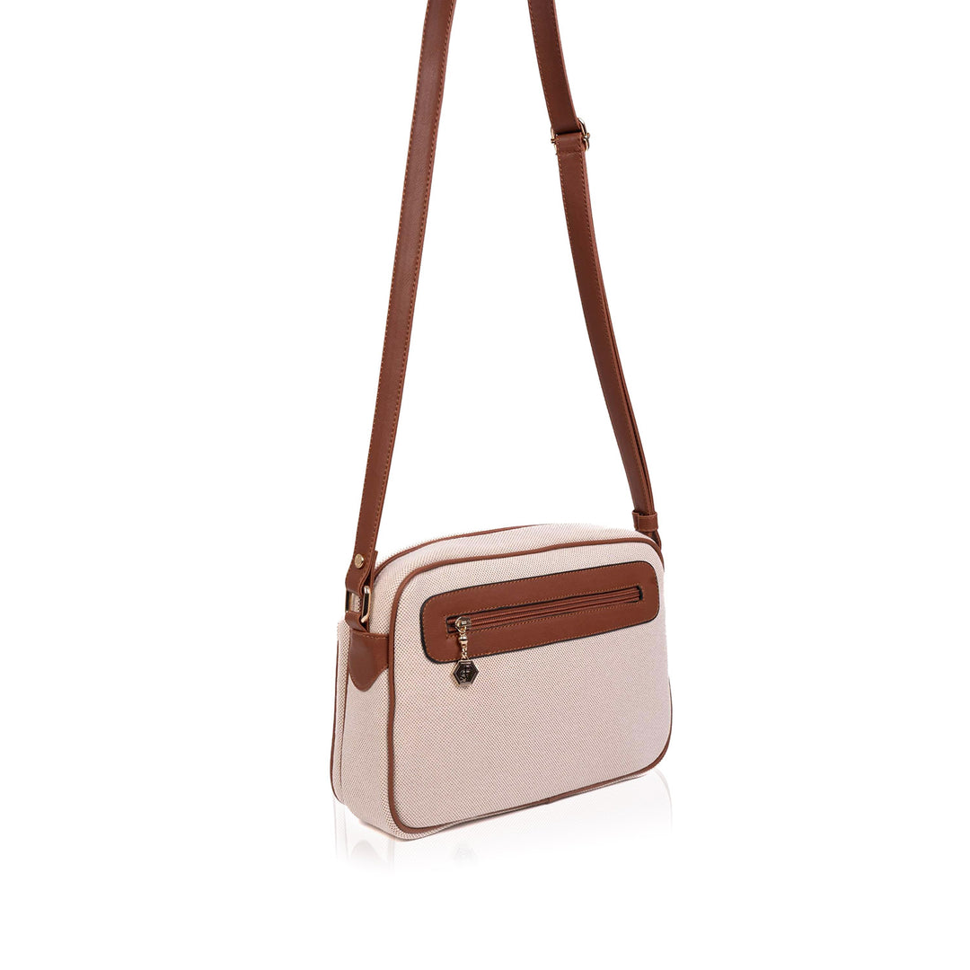 Silver & Polo SP753 Keten Kadın Çapraz Çanta
