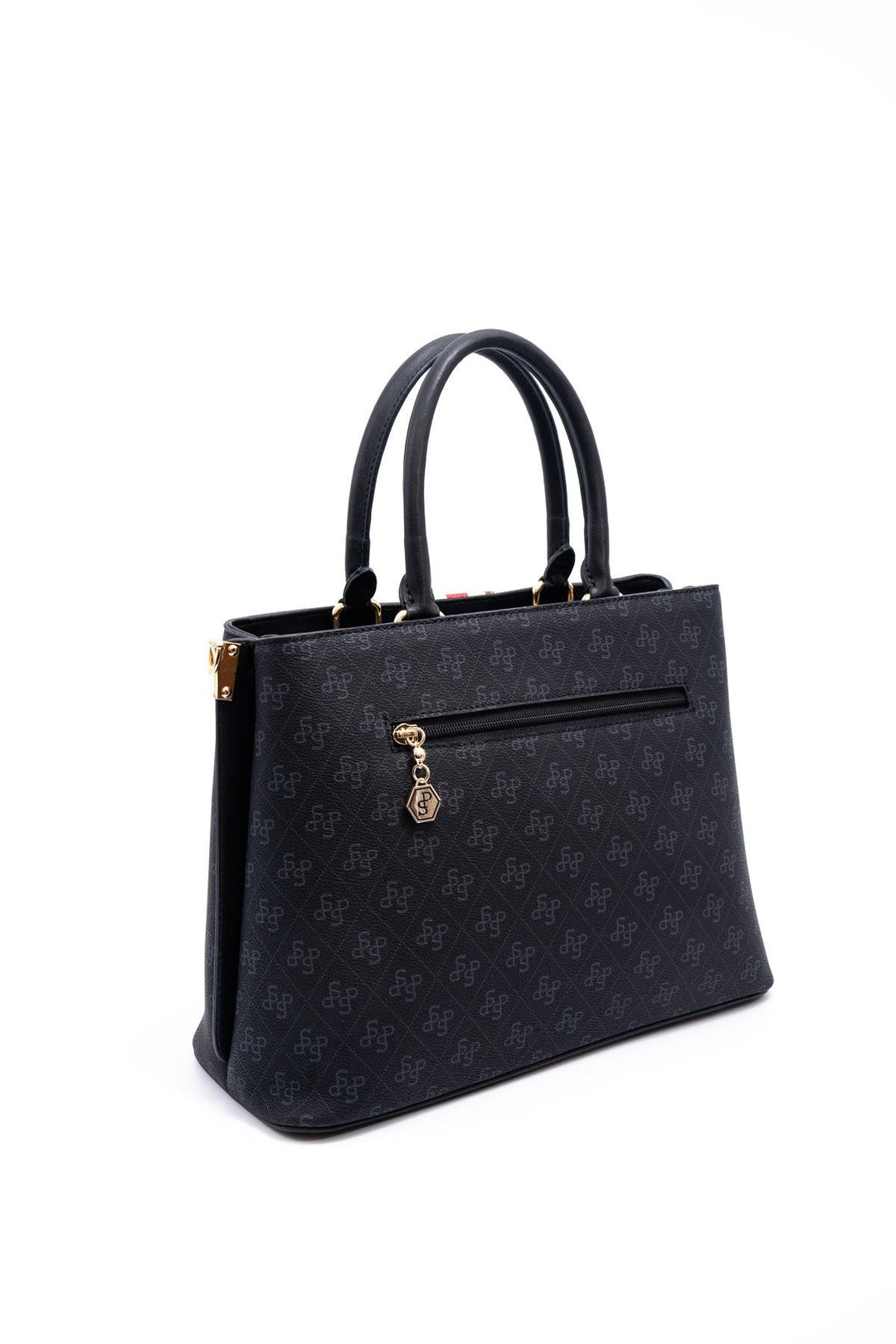 Silver & Polo SP924 Şeritli Monogram Kadın El Çantası