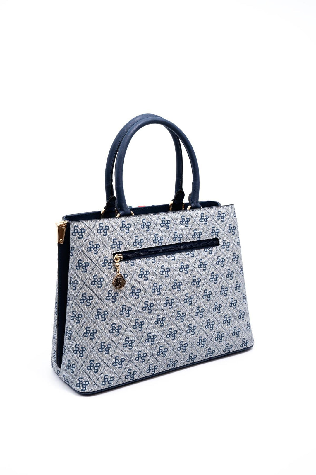 Silver & Polo SP924 Şeritli Monogram Kadın El Çantası