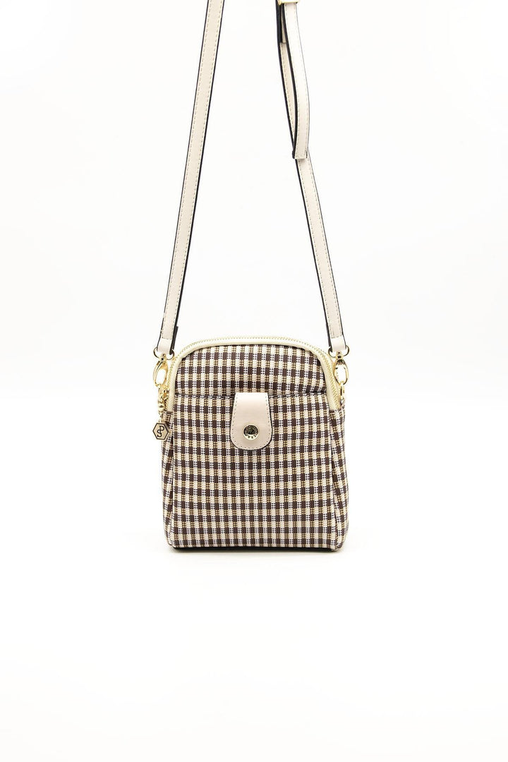 Silver & Polo SP1157 Ekose Kadın Çapraz Çanta