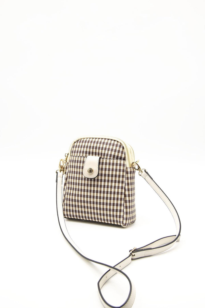 Silver & Polo SP1157 Ekose Kadın Çapraz Çanta