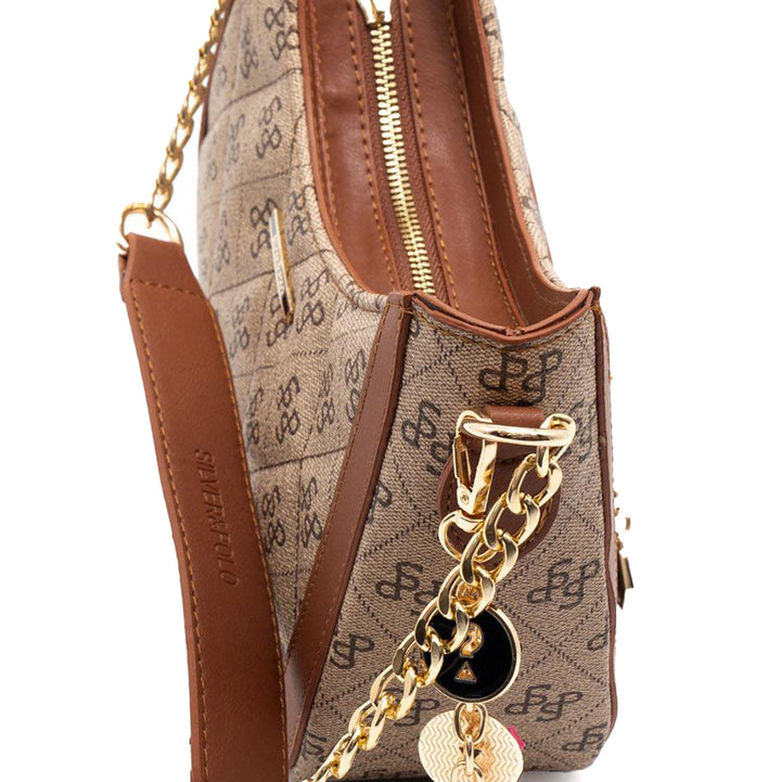 Silver & Polo SP1168 Monogram Kadın Omuz Çantası