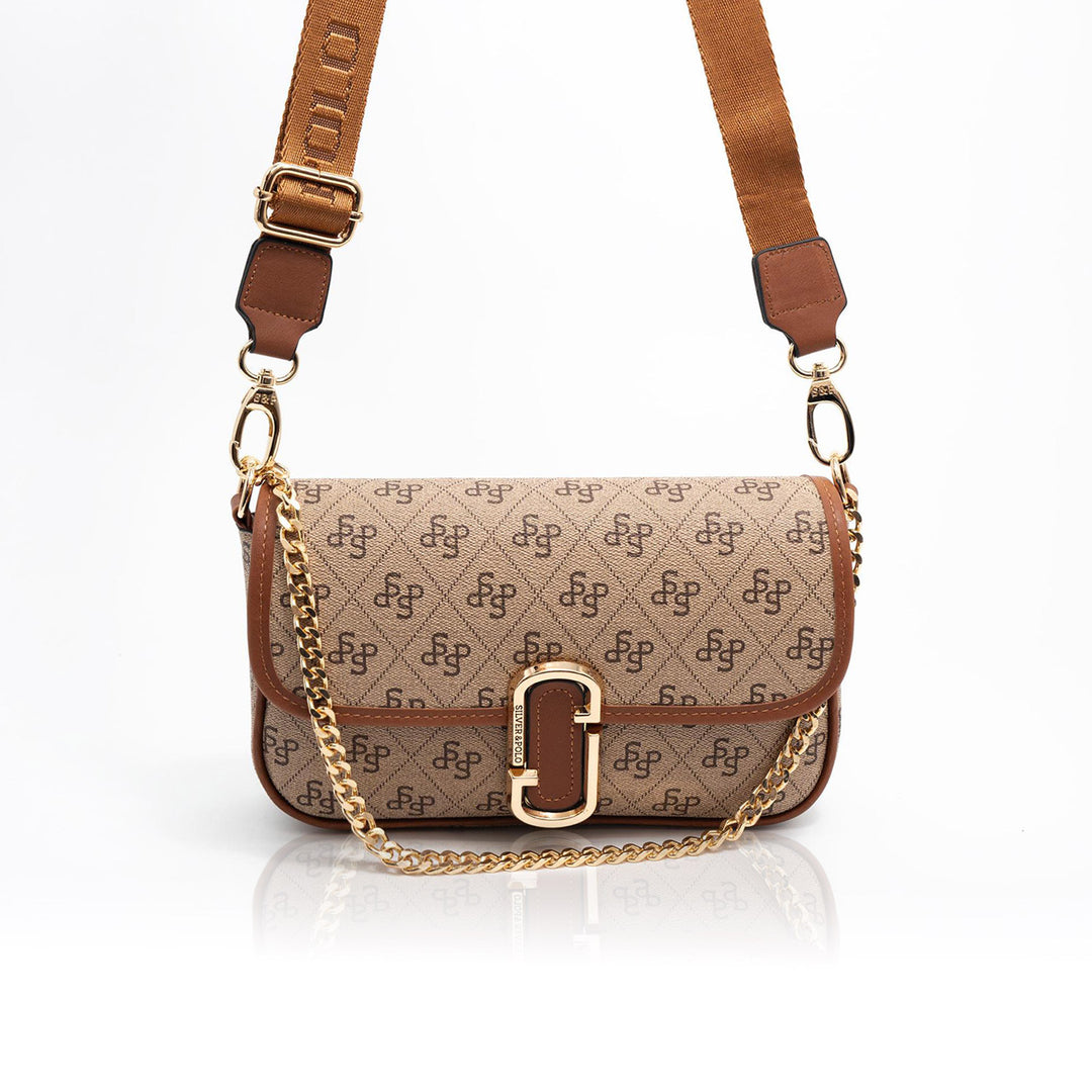Silver & Polo SP1171 Monogram Kadın Omuz Çantası