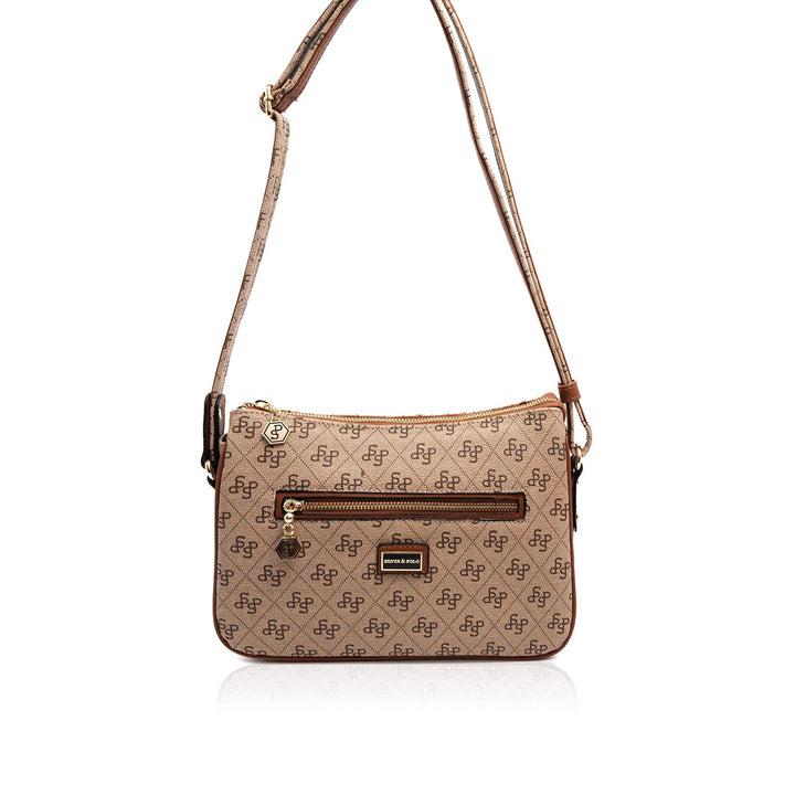 Silver & Polo SP818 Monogram Kadın Çapraz Çanta