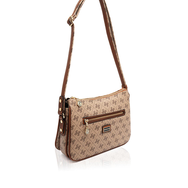 Silver & Polo SP818 Monogram Kadın Çapraz Çanta