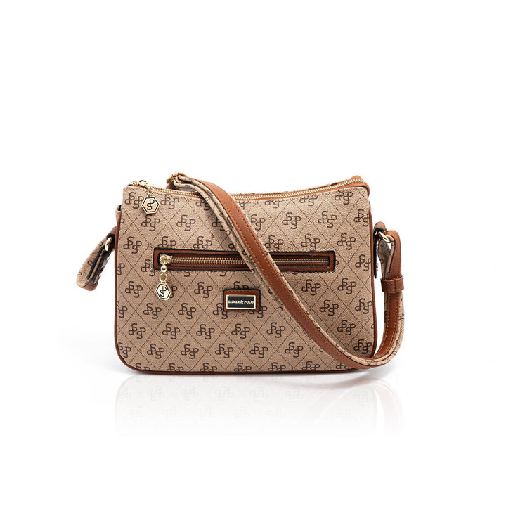 Silver & Polo SP818 Monogram Kadın Çapraz Çanta