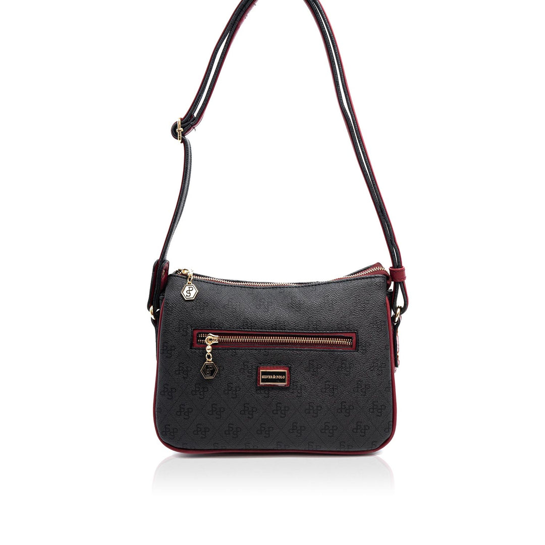 Silver & Polo SP818 Monogram Kadın Çapraz Çanta
