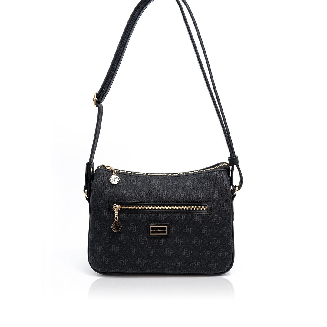 Silver & Polo SP818 Monogram Kadın Çapraz Çanta