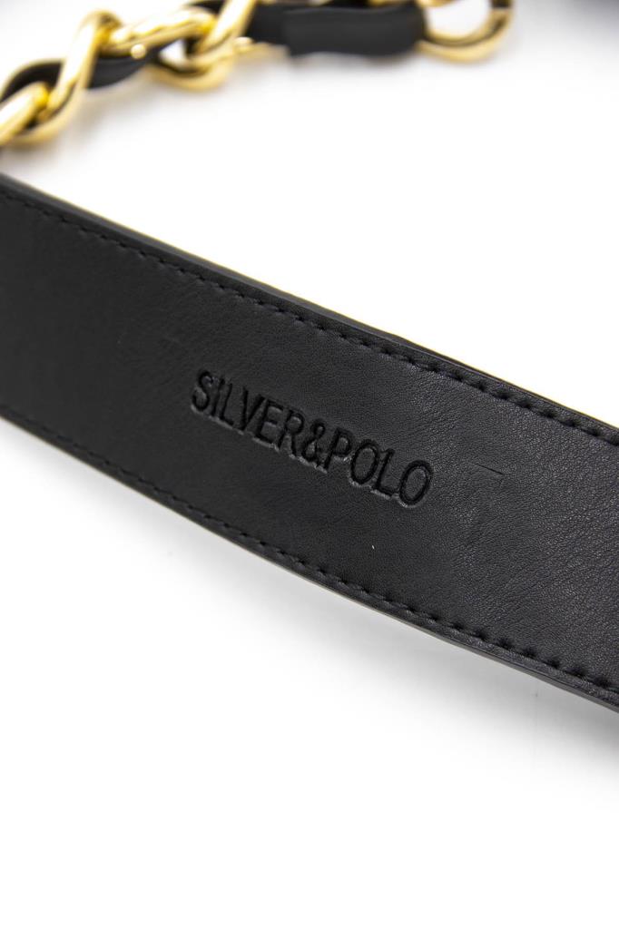 Silver & Polo Siyah Platin-Siyah SP1105 Kadın Omuz Çantası