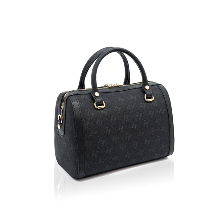 Silver & Polo SP1091 Şeritli Monogram Kadın El Çantası