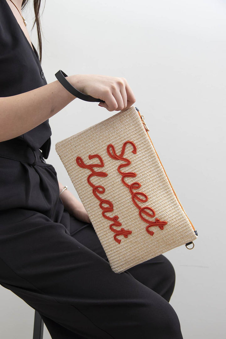 Silver & Polo SP1034 Örgü Clutch & Portföy Çanta