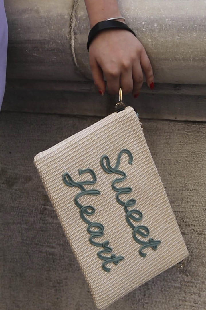 Silver & Polo SP1034 Örgü Clutch & Portföy Çanta