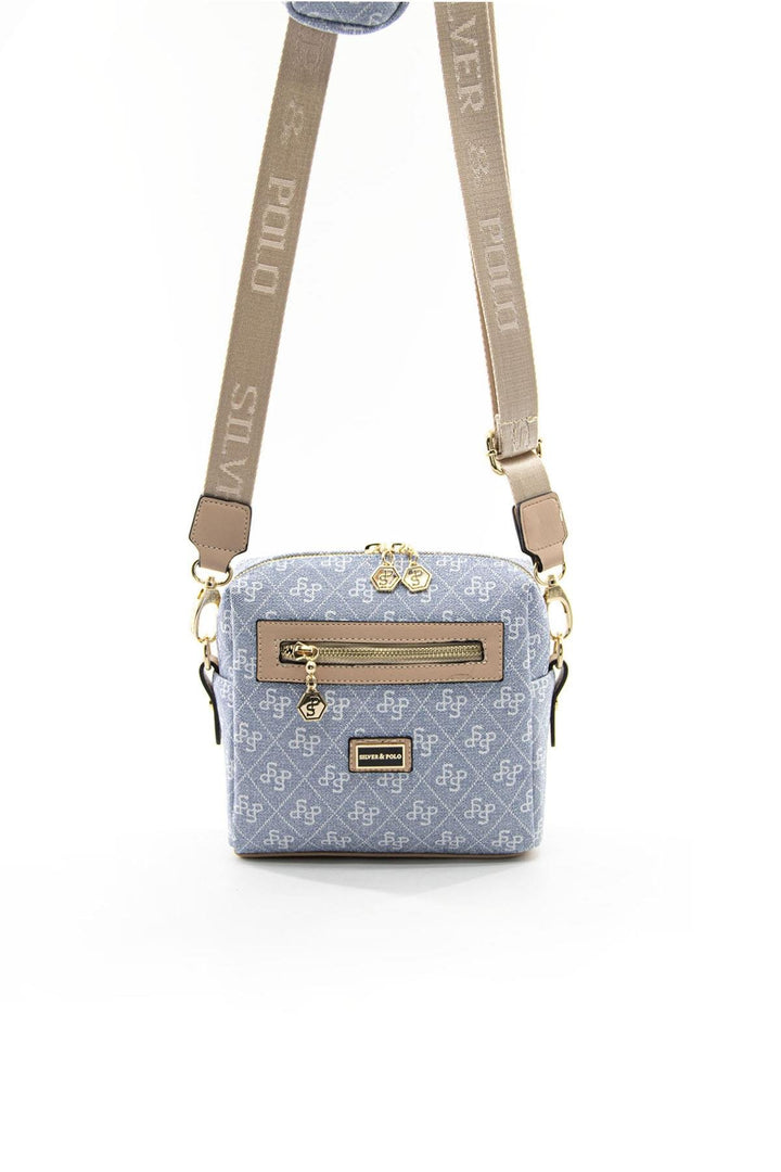 Silver & Polo SP1038 Monogram Kadın Çapraz Çantası