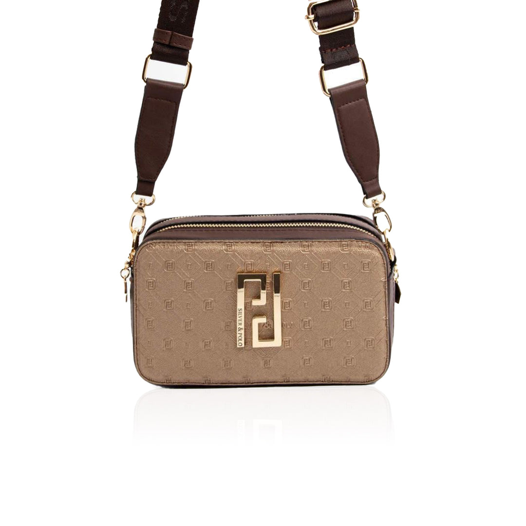 Silver & Polo SP1078 Logolu Kadın Çapraz Çantası