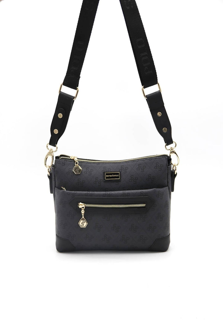 Silver & Polo SP1110 Monogram Kadın Çapraz Çantası