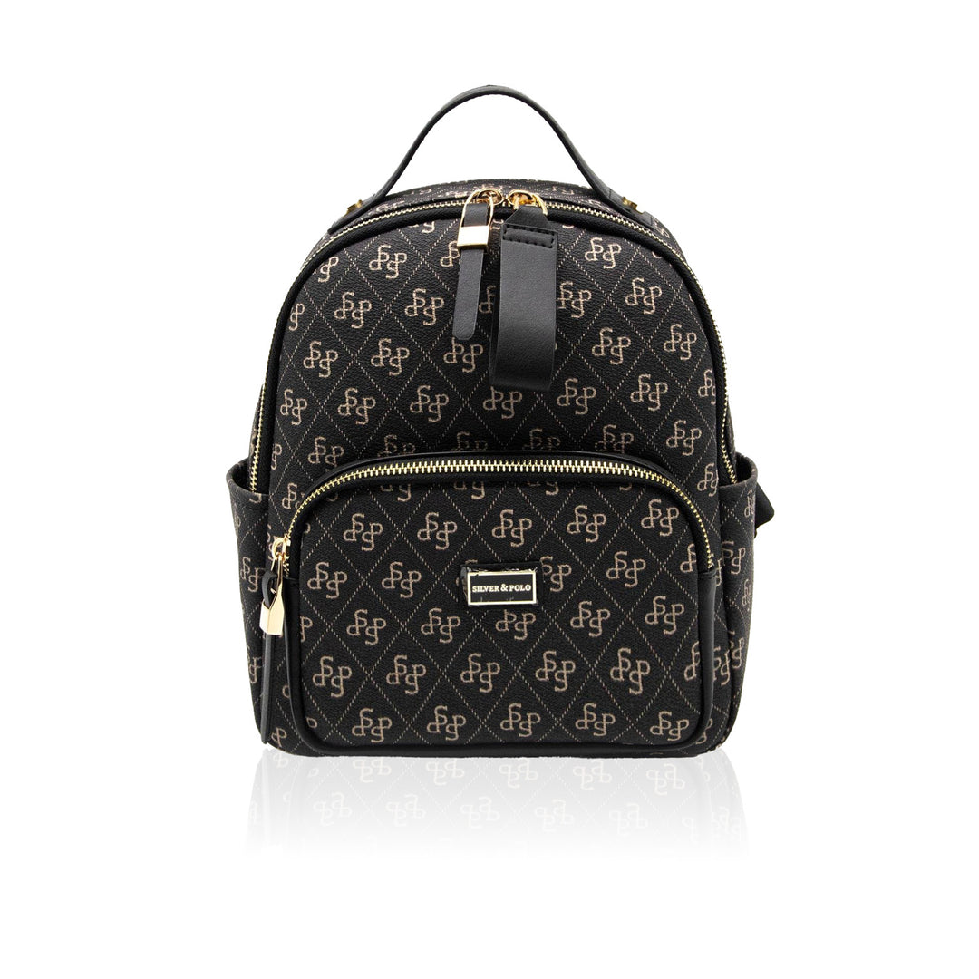 Silver & Polo SP1130 Monogram Kadın Sırt Çantası