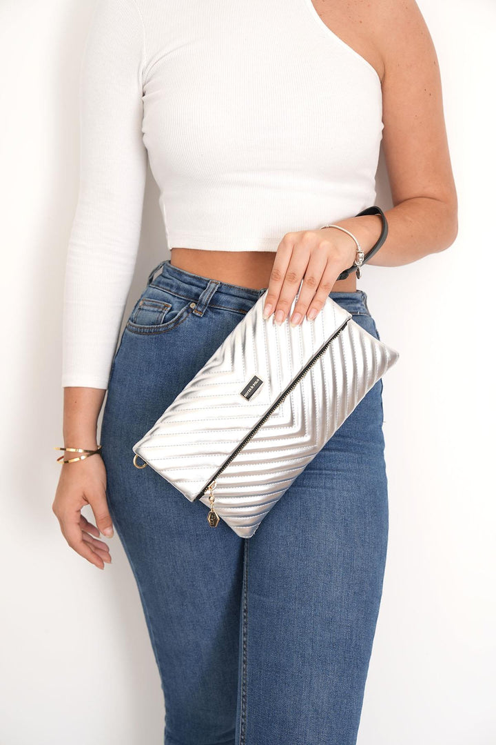 Silver & Polo SP1134 Kapitone Kadın Portföy & Clutch Çanta
