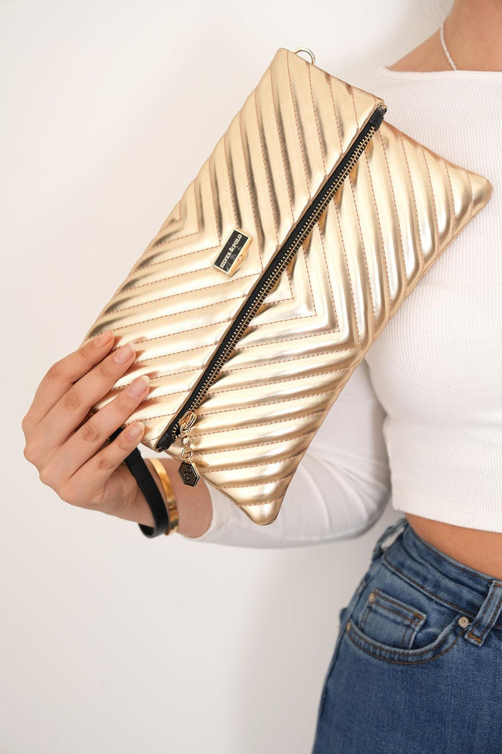 Silver & Polo SP1134 Kapitone Kadın Portföy & Clutch Çanta