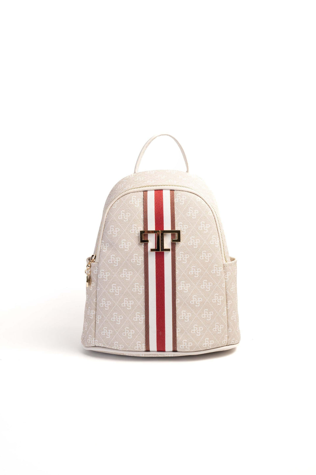 Silver & Polo SP1161 Şeritli Monogram Kadın Sırt Çantası