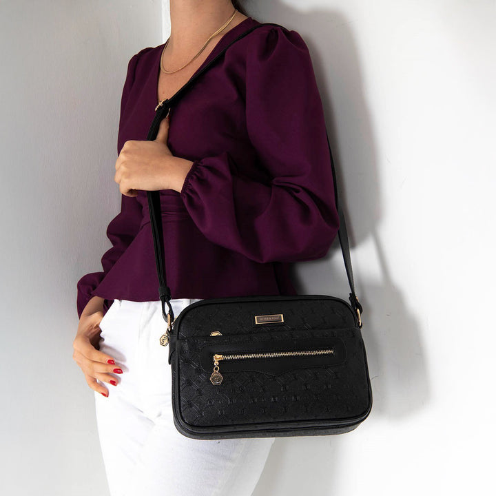 Silver & Polo SP491 Logolu Kadın Çapraz Çantası