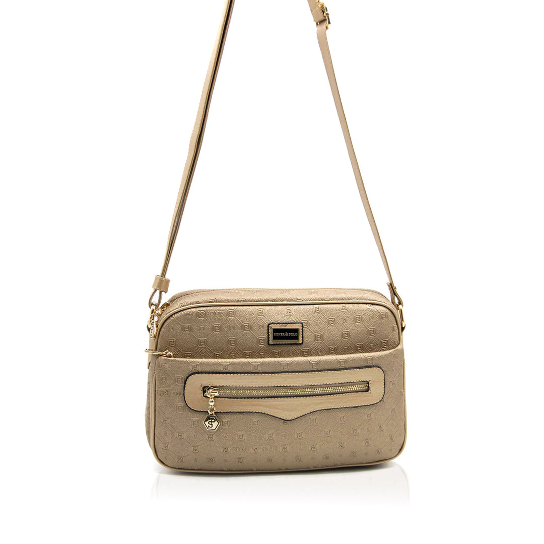 Silver & Polo SP491 Logolu Kadın Çapraz Çantası