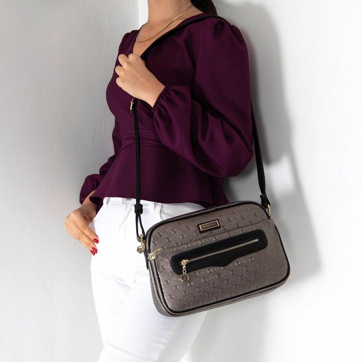 Silver & Polo SP491 Logolu Kadın Çapraz Çantası