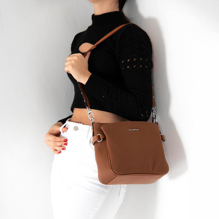 Silver & Polo SP884 Petek Kadın Çapraz Çanta ve Omuz Çantası