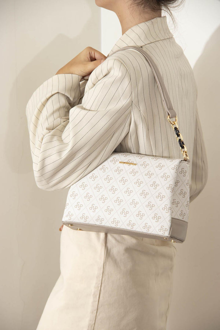 Silver & Polo SP910 Monogram Kadın Omuz Çantası