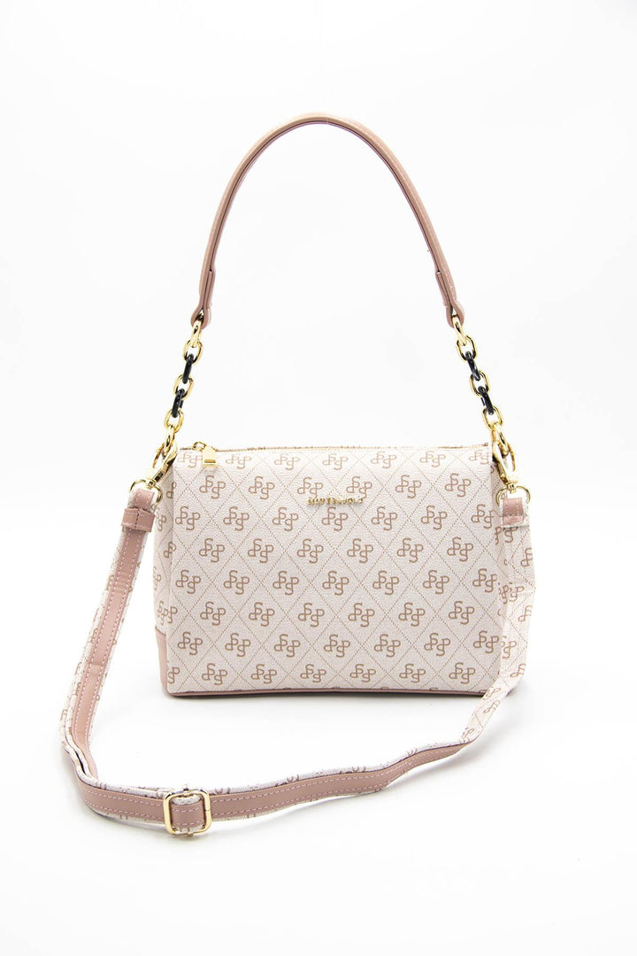 Silver & Polo SP910 Monogram Kadın Omuz Çantası