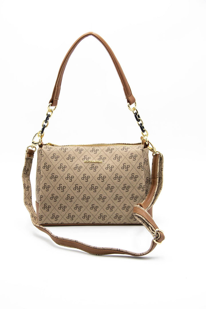 Silver & Polo SP910 Monogram Kadın Omuz Çantası