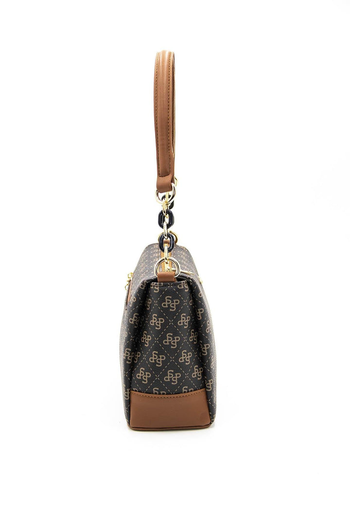 Silver & Polo SP910 Monogram Kadın Omuz Çantası