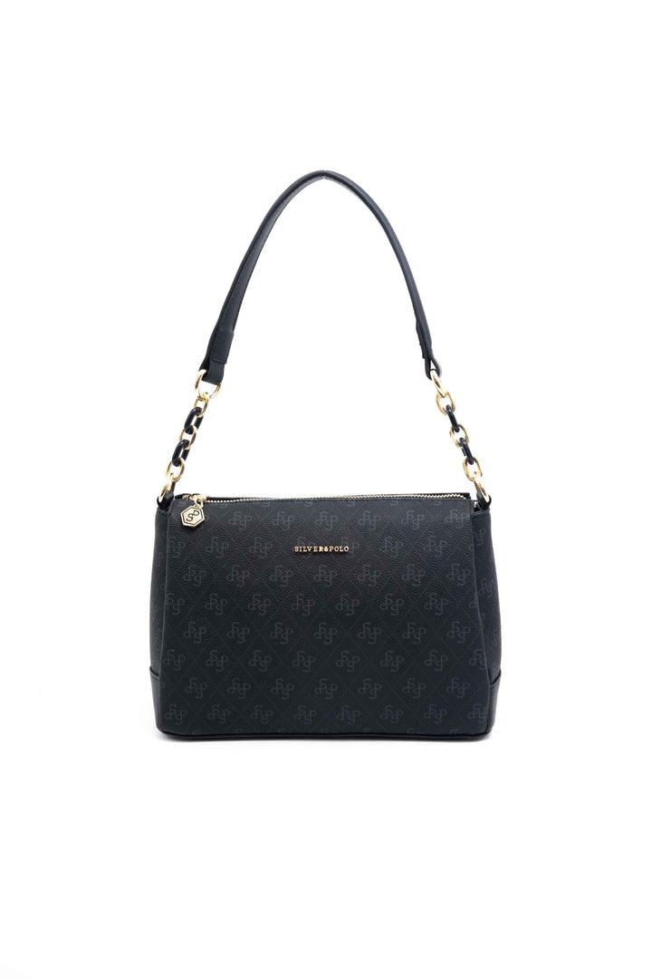 Silver & Polo SP910 Monogram Kadın Omuz Çantası