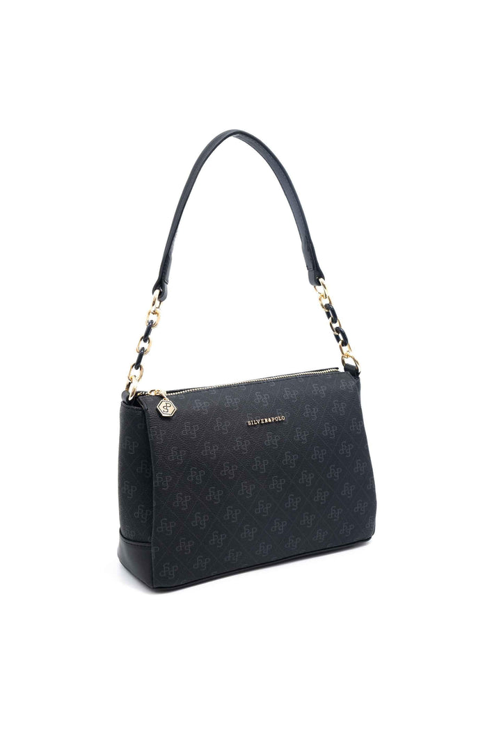 Silver & Polo SP910 Monogram Kadın Omuz Çantası