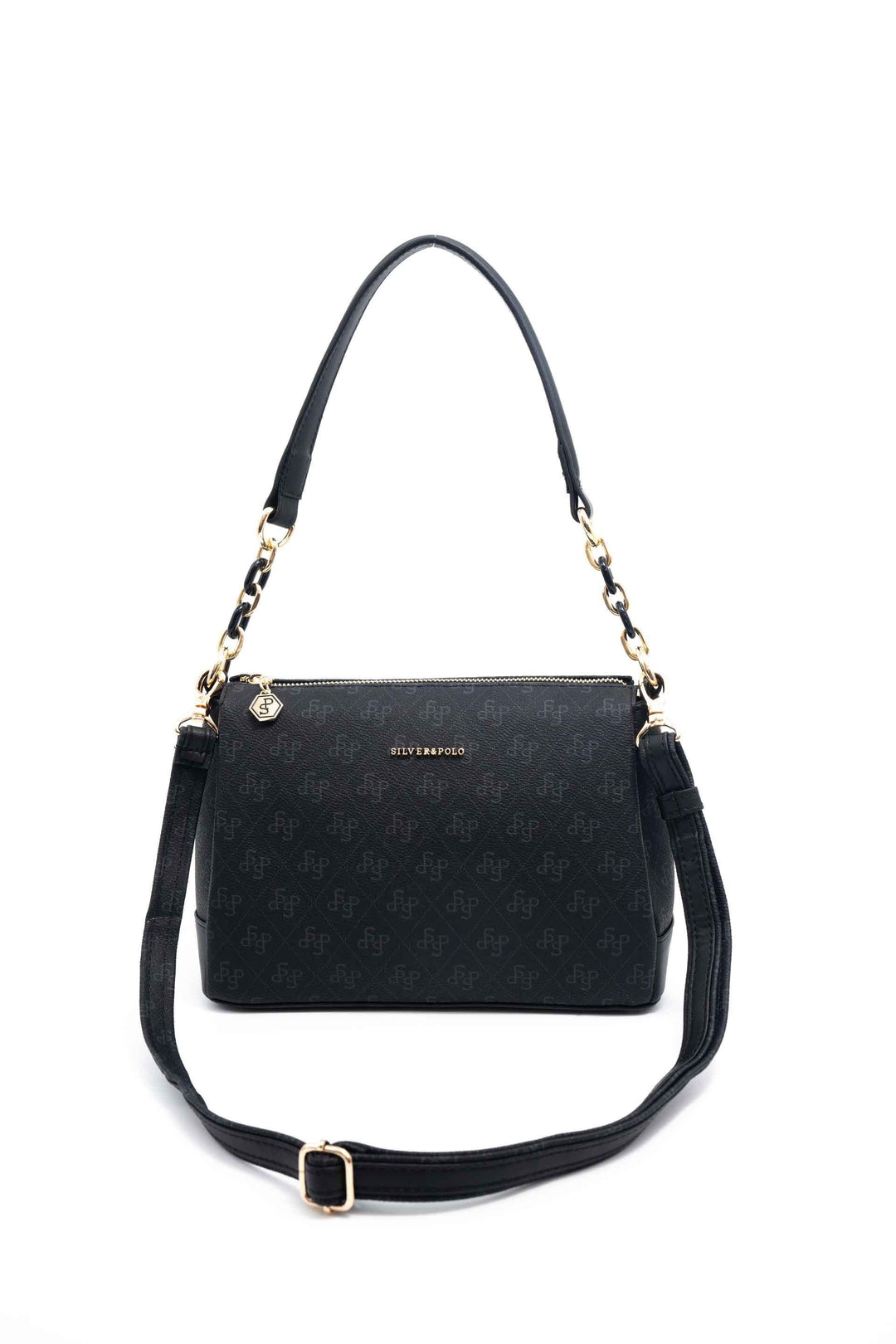 Silver & Polo SP910 Monogram Kadın Omuz Çantası