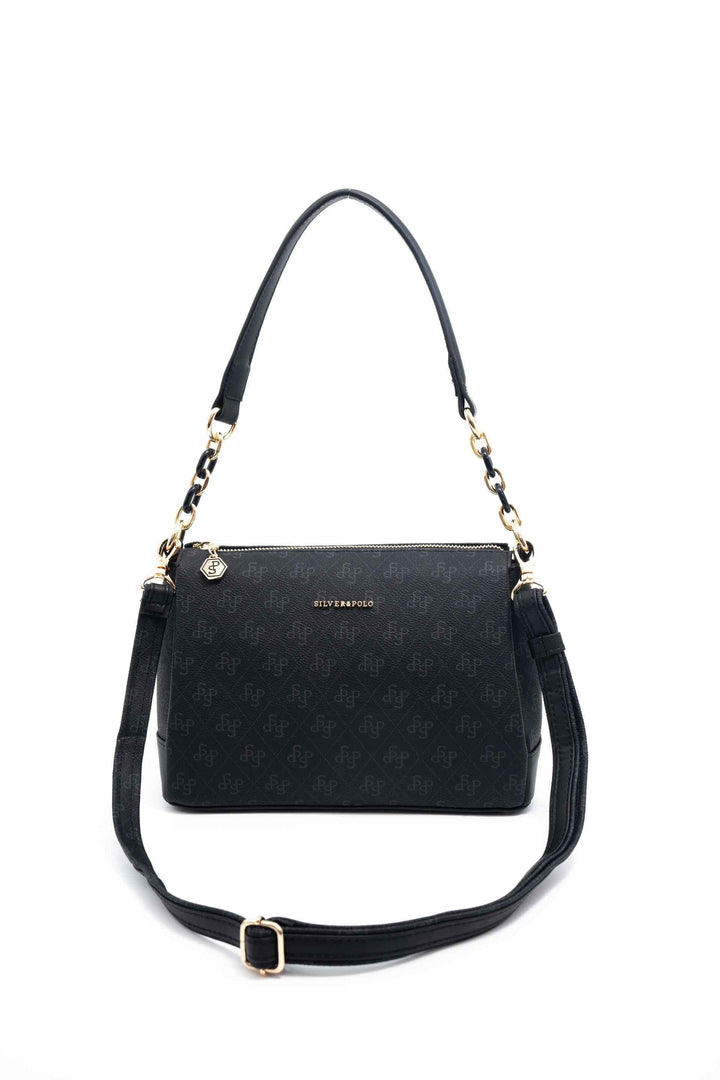 Silver & Polo SP910 Monogram Kadın Omuz Çantası
