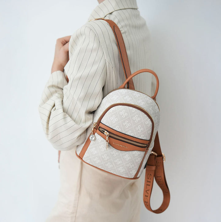Silver & Polo SP983 Monogram Kadın Sırt Çantası