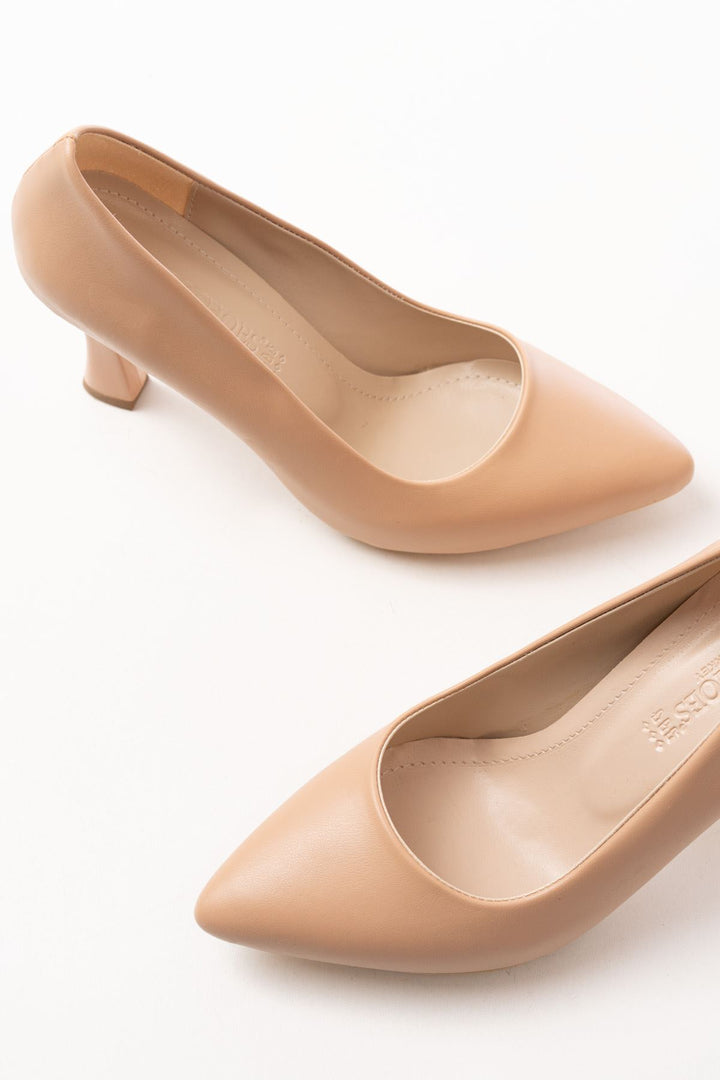 Alashun Nut Kadın Topuklu Stiletto Ayakkabı