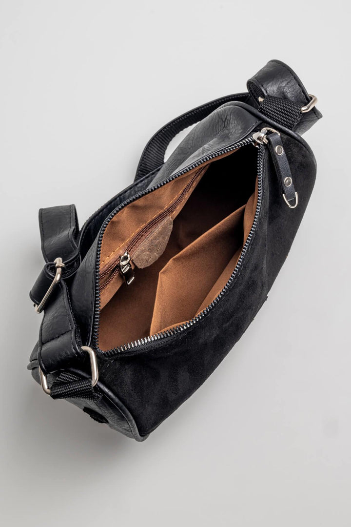 Sympathy-S Kadın Hakiki Süet Çapraz Çanta