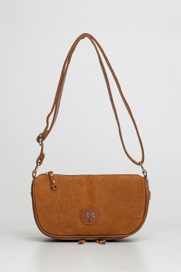 Sympathy-S Kadın Hakiki Süet Çapraz Çanta