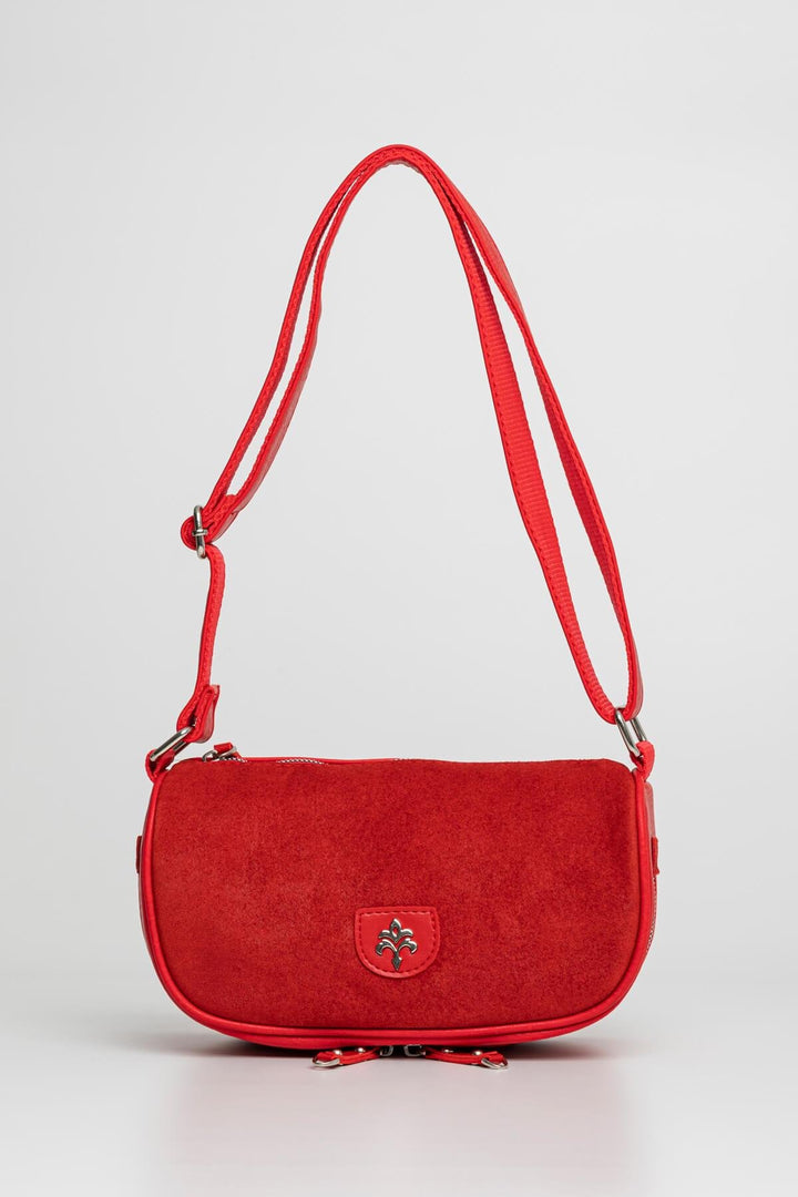 Sympathy-S Kadın Hakiki Süet Çapraz Çanta