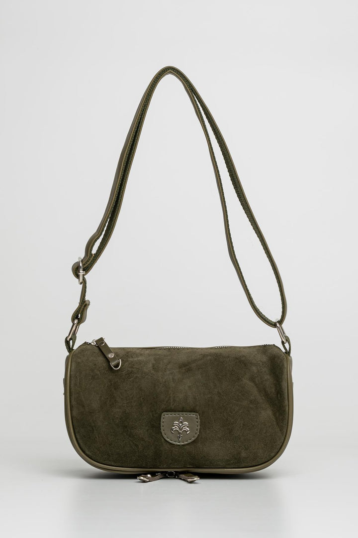 Sympathy-S Kadın Hakiki Süet Çapraz Çanta