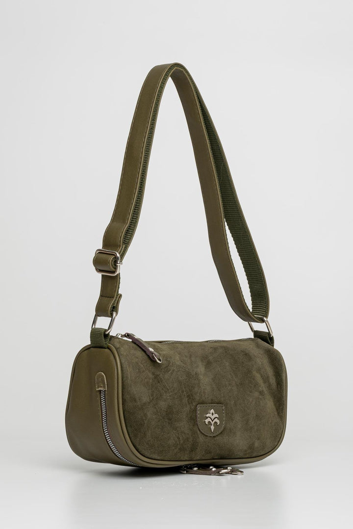 Sympathy-S Kadın Hakiki Süet Çapraz Çanta