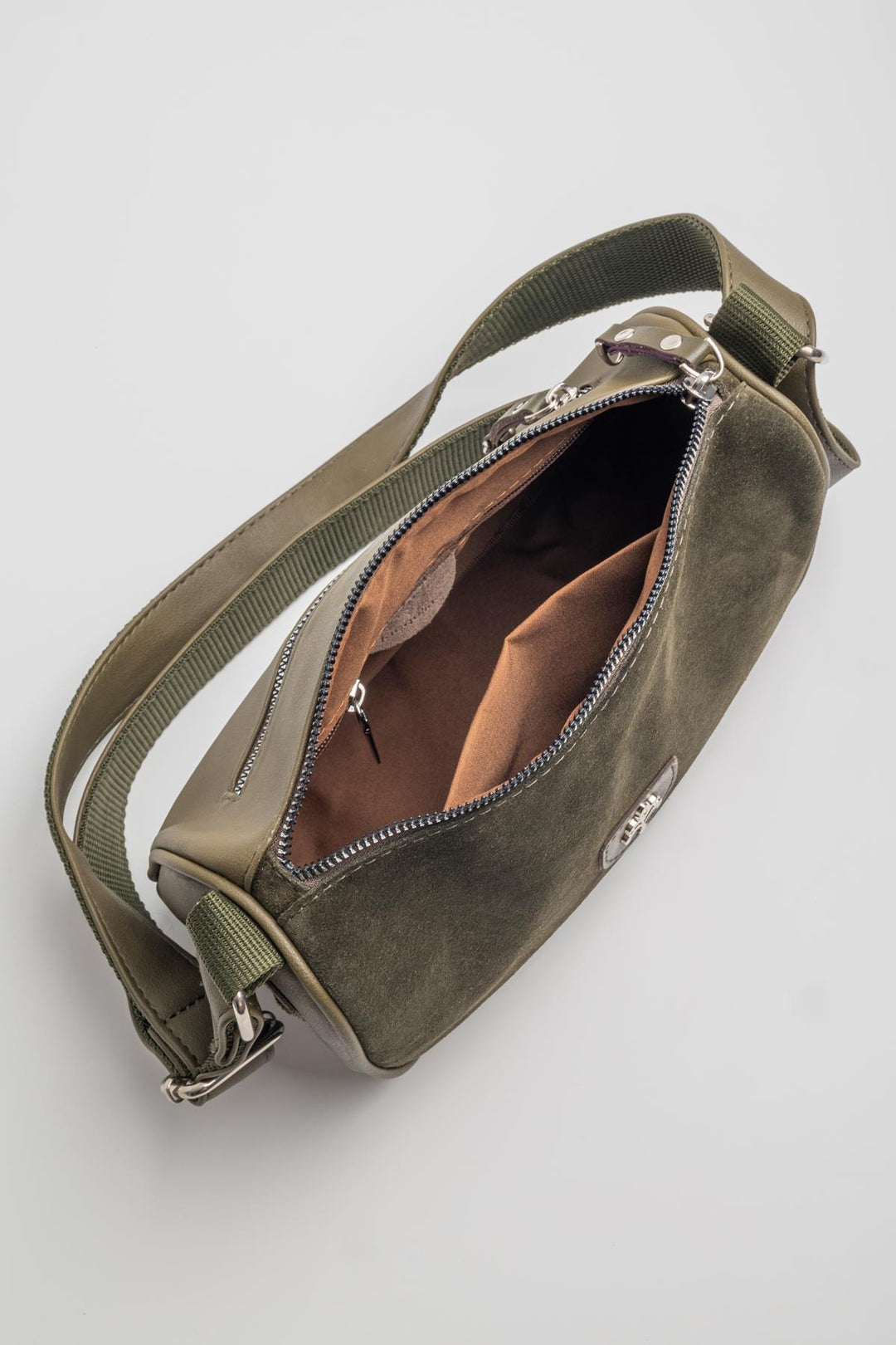 Sympathy-S Kadın Hakiki Süet Çapraz Çanta