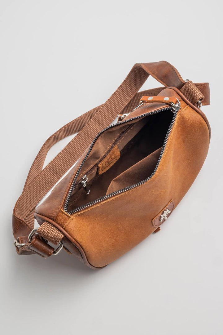 Sympathy-S Kadın Hakiki Süet Çapraz Çanta