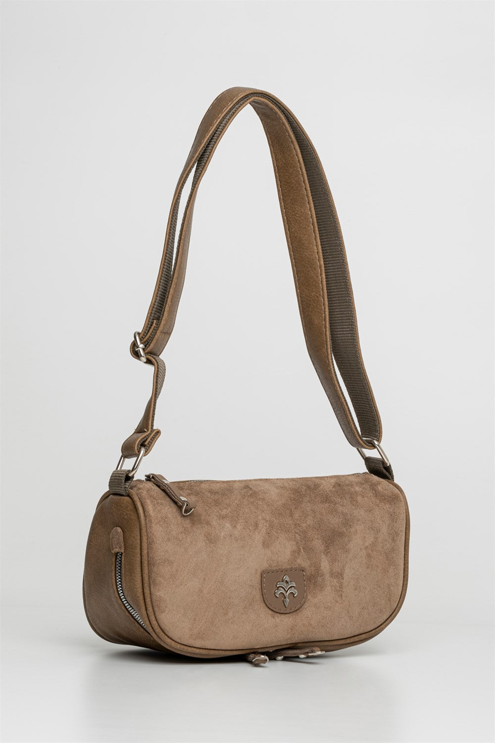 Sympathy-S Kadın Hakiki Süet Çapraz Çanta