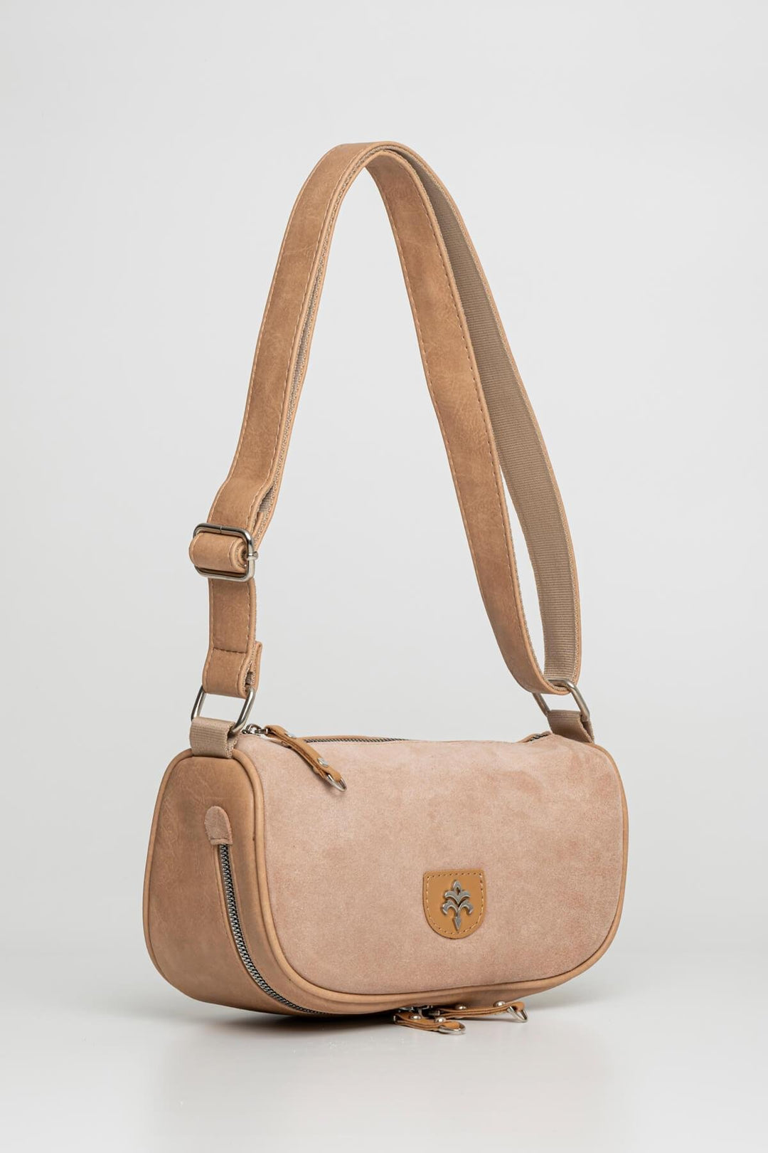 Sympathy-S Kadın Hakiki Süet Çapraz Çanta